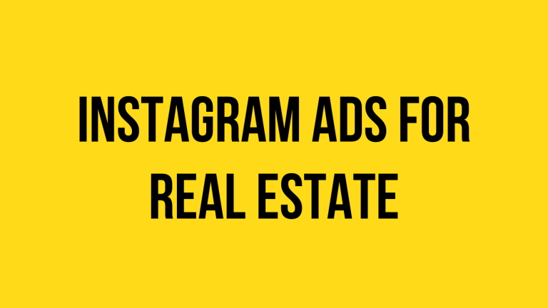 Instagram ads for real estate