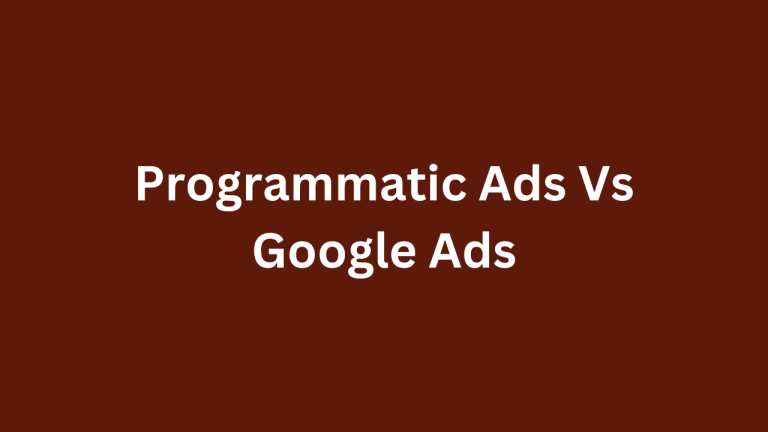 Programmatic ads vs google ads