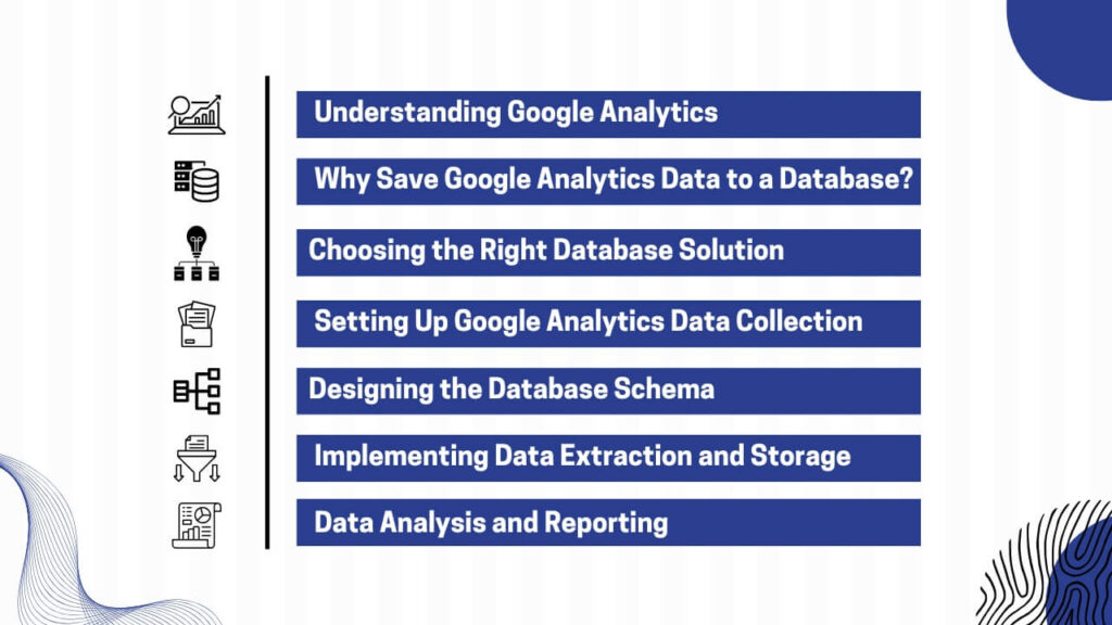 Process to Save Google Analytics Data to your Data Base